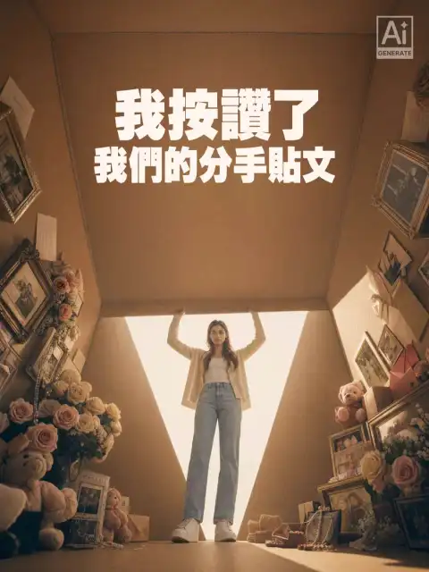我按讚了我們的分手貼文