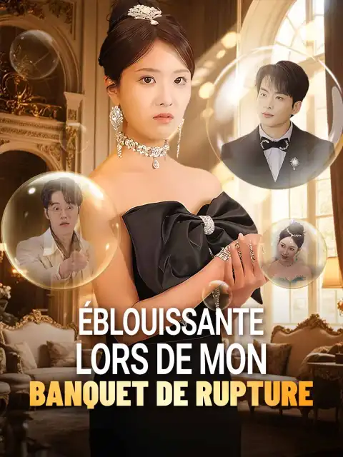 Éblouissante lors de mon banquet de rupture