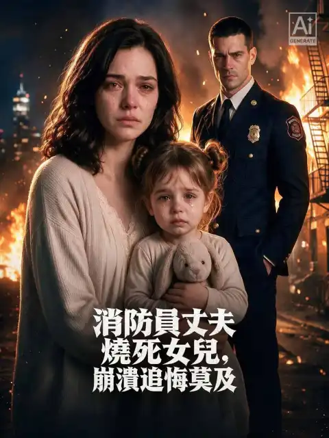 消防員丈夫燒死女兒,崩潰追悔莫及