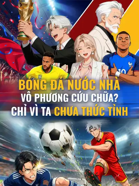Bóng đá nước nhà vô phương cứu chữa? Chỉ vì ta chưa thức tỉnh
