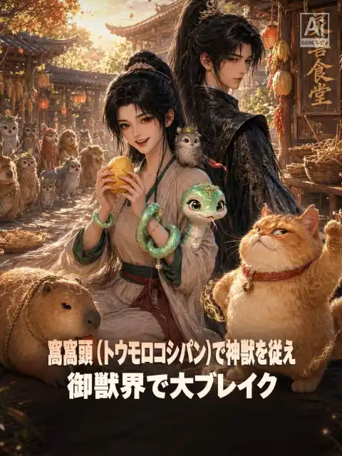 窩窩頭(トウモロコシパン)で神獣を従え 御獣界で大ブレイク